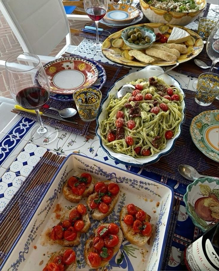 italian themed dinner