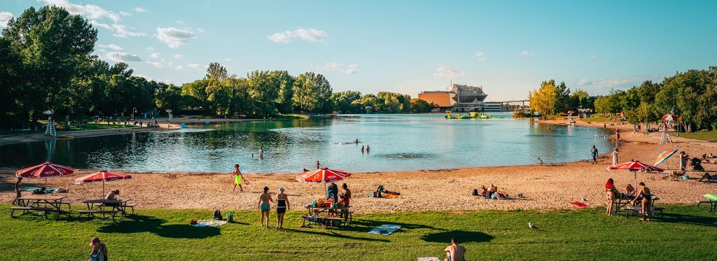Plage Jean-Doré au Parc Jean-Drapeau