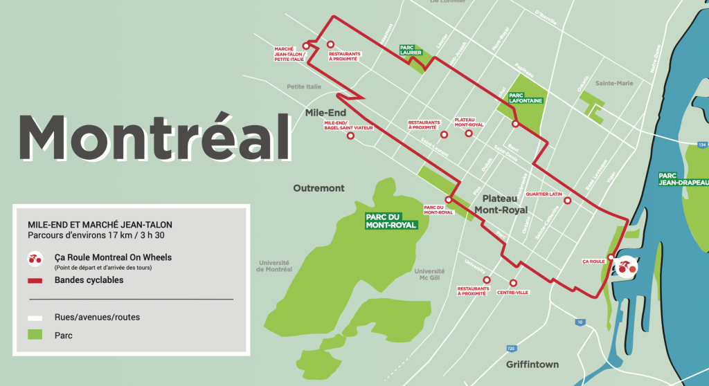 Bixi - best routes in Montreal