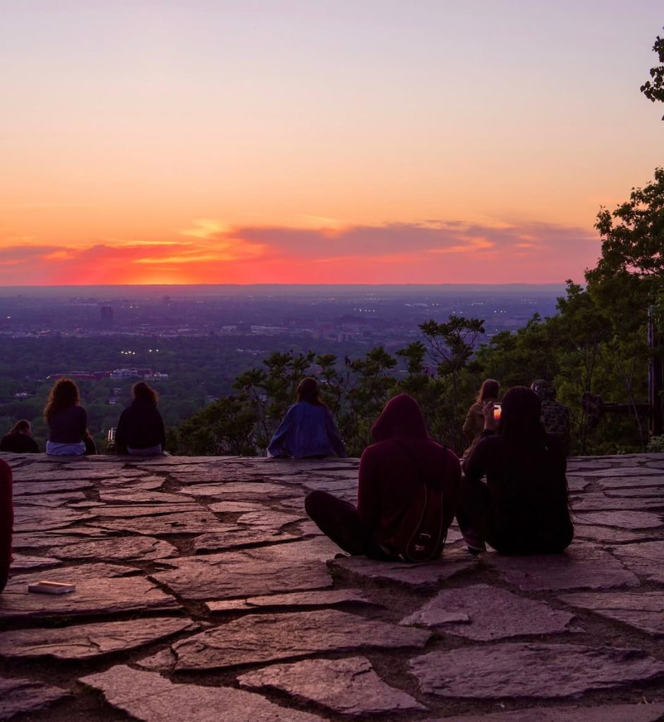 coucher de soleil à montréal